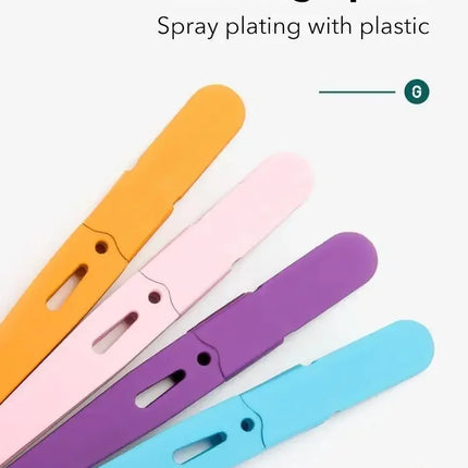 Colorful Slanted Eyebrow Tweezers - Stainless Steel Precision Hair Puller, Fine Hair Removal Beauty Tool for Eyebrow Grooming |