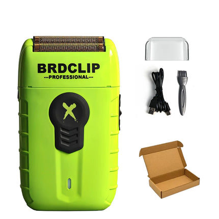 Professional Double Foil Shaver Hair Trimmer Beard trimming Electric Clipper for Man BRDCLIP