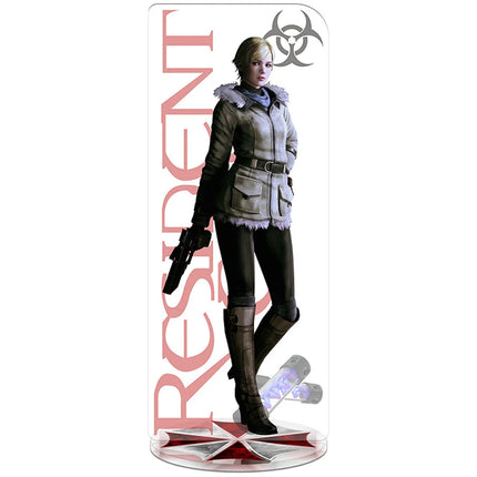 RE4 Resident Evil 4 Castle Reset Leon Scott Kennedy Keychain Acrylic Stand Model Plate Gift Wholesale Game Related Products