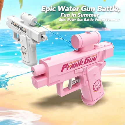 1 piece creative reverse water gun stunt toy double-sided mini children's water game toy gun funny toy·delivered as a gift