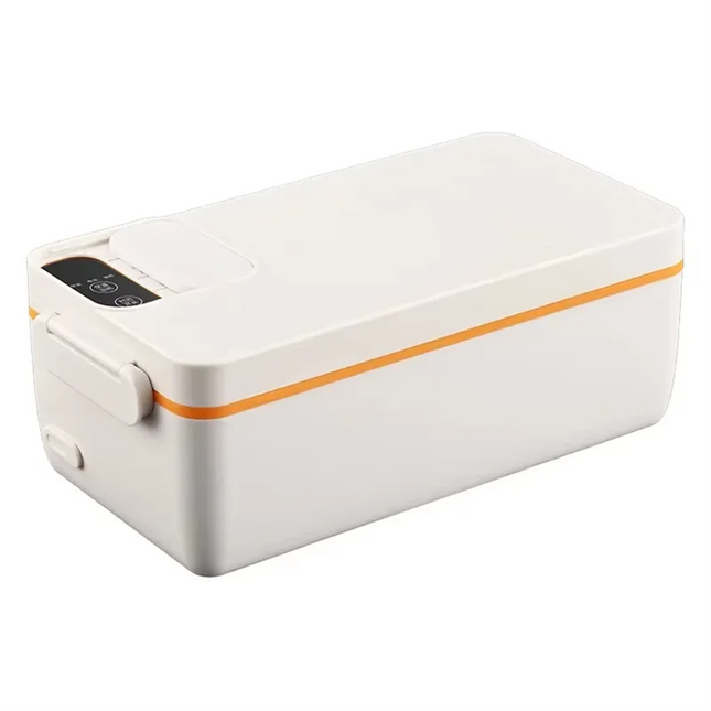 Stainless Steel Electric Lunch Box - Large Capacity, Portable For Office & Car, Self-Heating, Ideal For Travel & Work