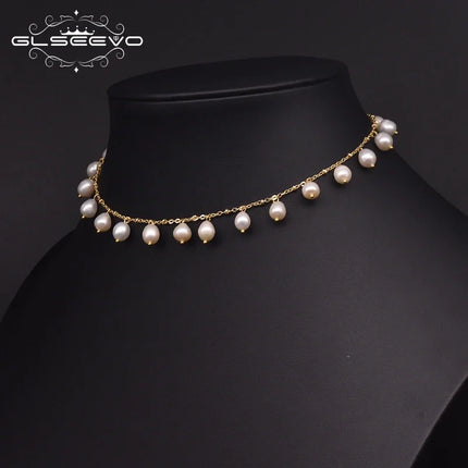 Natural FreshWater Pearl Pendant Necklace Woman 2025 Trend 18K Gold Plated  High Quality Designer Jewelry Gifts For Girlfriend