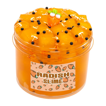 70/300ml Large Crunchy Crystal Slime Kit - Leaf Watermelon Grape Premade Slime Pack Set Non-Sticky Jelly Cube Slime for Party