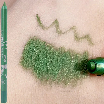 7 Colors Colorful Glitter Gold Eyeliner Pen Lasting No Fade Color Women Not Blooming Matte Eye Liner Gel Pen Makeup Cosmetics