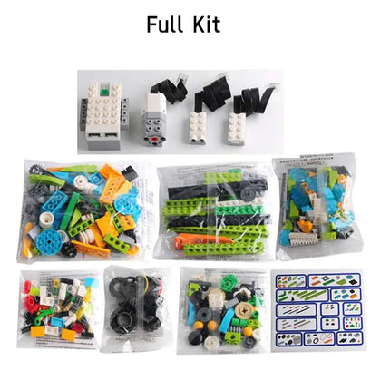 280PCS DIY Programing Robot Electronic Bricks Hub Motor Kit Building Blocks STEM Educational Robotics Toys Teens Christmas Gifts