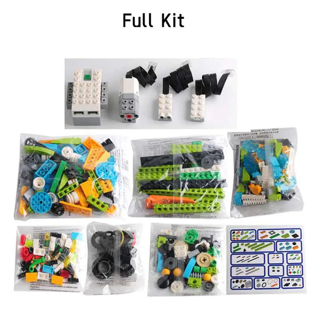 280PCS DIY Programing Robot Electronic Bricks Hub Motor Kit Building Blocks STEM Educational Robotics Toys Teens Christmas Gifts