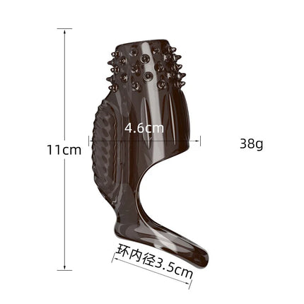 Vibrating Cock Ring For Men Silicone Penis Vibrator Intense Mens Vibrator Longer Harder Stronger Erection Adult Sex Toy For Men