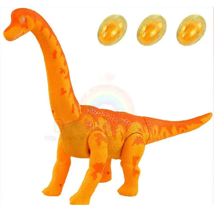 Plastic Will Lay Eggs Dinosaurs Toys Simulation Swinging Electric Dinosaur Toys Collection Movable Crawling Long-necked Toys