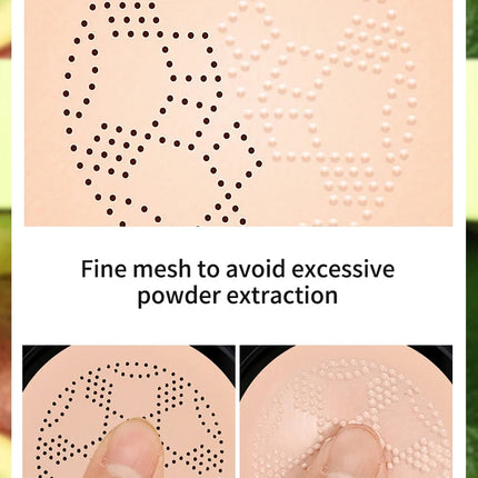Air Cushion Foundation CC Cream Lightweight Natural Moisturizing Concealer Long Lasting Even Skin Tone Contour Makeup