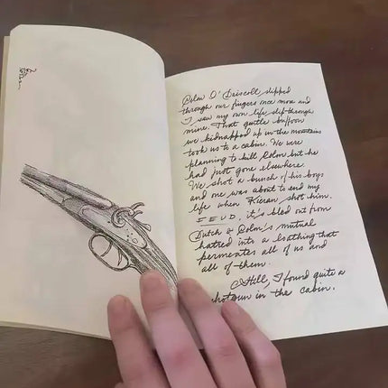 Arthur Morgan Diary English Original Handmade With Leather