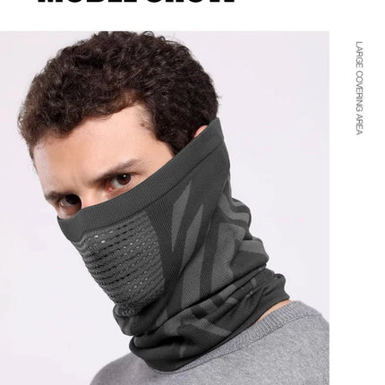 Windproof Warm Zebra Striped Face Mask/Scarf - Ideal for Motorcycle, Running, Skiing, Snowmobile - Winter Outdoor Protection