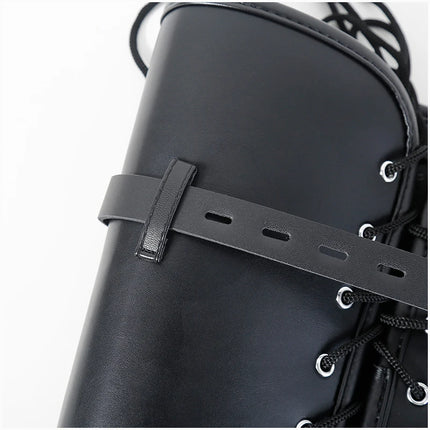 Pu Leather Bdsm Bondage Leg Adjustable Strap Sex Handcuffs Anklecuffs Leg Bondage Restraint Slave Sex Toys For Woman Adult Game