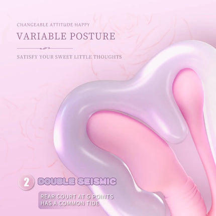 Strapless Strap on Dildo Vibrators for Women 3 in 1 Vibrator G-Spot Vibrating Penis Dildo Erotic Adult Sex Toys for Couples 18+
