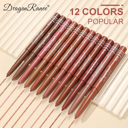 Lip Liner to Outline the Lip Shape, Novice-Friendly, Natural and Delicate, Pouty Lip Pencil, Waterproof, Matte, Nude Color Lip Liner