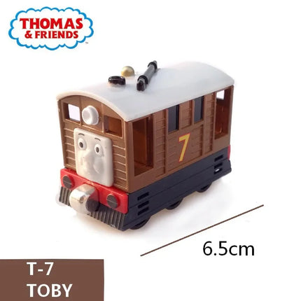 Genuine Thomas and Friends Caitlin Connor Double Track Master Train Model Metal Magnetic Railway Children Toy Car Gift