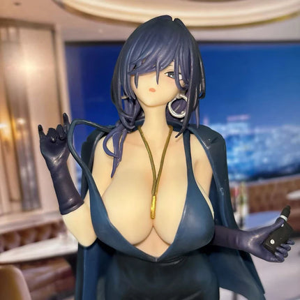 26CM Yokoyama Iwami Black Dress1/6 Ver. PVC Action Figure Sexy Anime +18 Uncensored for Adult Collection Gift Model Toys