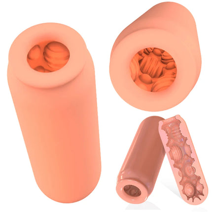 Male Masturbator Erotic Toy for Adult Soft Silicone Protable Vagina Pussy Masturbation Penis Endurance Exercise Sex Toys for Men