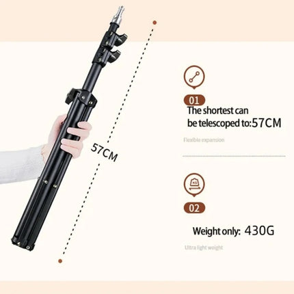 170cm Stretchable Holder Adjustable Height for Mobile Phone Live Support Tripod Multi-functional Recording Selfie Landing Tripod