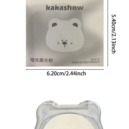 Skin-friendly powder, oil control skin, fill makeup concealer,waterproof and sweat proof, do not take off makeup not card powder