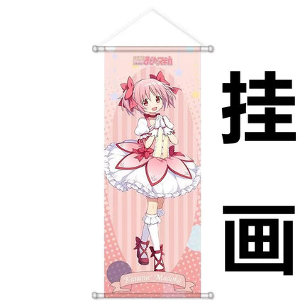 Kawaii Anime Scroll Canvas Posters and Prints Decoration Wall Hanging Painting