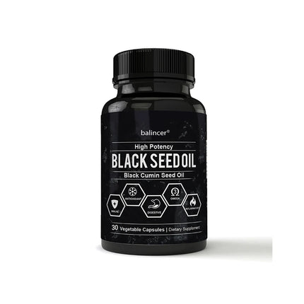 Black Cumin Seed Oil - Supports Immune, Cardiovascular, Hair, Skin, Digestive & Respiratory Health, Promoting Overall Well-being