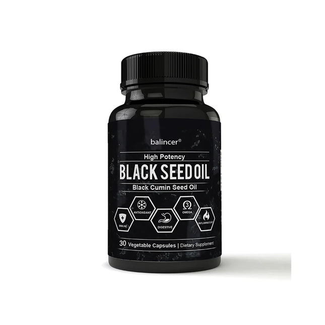 Black Cumin Seed Oil - Supports Immune, Cardiovascular, Hair, Skin, Digestive & Respiratory Health, Promoting Overall Well-being