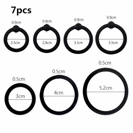 Silicone Penis Ring Ejaculation Delay Cock Rings Dick Erection Cockring Male Chastity Adult Sex Toys For Men Lock Sperm Trainer