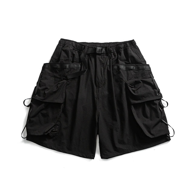Men's Summer Multi Pocket Outdoor Loose Casual Function Cargo Shorts Cityboy Fashion Techwear Quick Dry Sports Shorts Short Pant