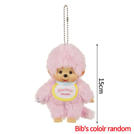 Monchhichi Plush Keychain Bag Hanging Accessories Kawaii Keychains Monkiki Doll Hanging Pendants Collection Birthday Gift モンチッチ