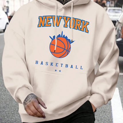 Brooklyn Est 1998 New York Printing Men Hoodies Harajuku Crewneck Hoodie Fashion Oversize Hoody Autumn Comfortable Tracksuit
