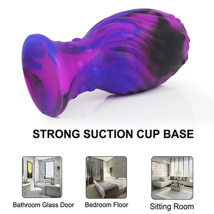 6/7/8cm Huge Butt Plugs 18+ Egg Anal Plug Liquid Silicone Soft Anal Bead Anal Dilatation BDMS Sex Toy Women Men Prostate Massage