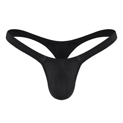 Sexy Solid Color Thongs Low-Rise Simple T-Back Thong Bluge Pouch Briefs G-String Bikini Underwear Man Thong For Men