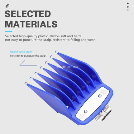 Universal Hair Clipper Guards Barber Trimmer Attachment Limit Combs Professional Barber Accessories Replacement Set Limit Combs