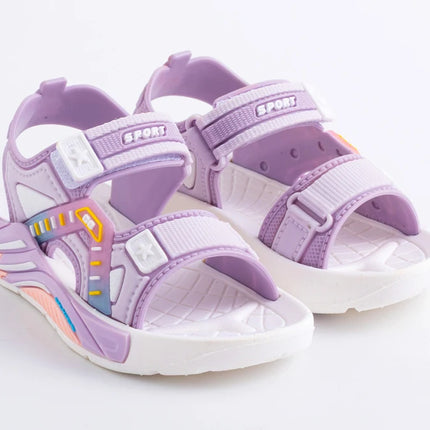 One Pairs of Summer Kids' Sandals Unisex Soft Bottom Casual Beach Shoes for Primary School Students
