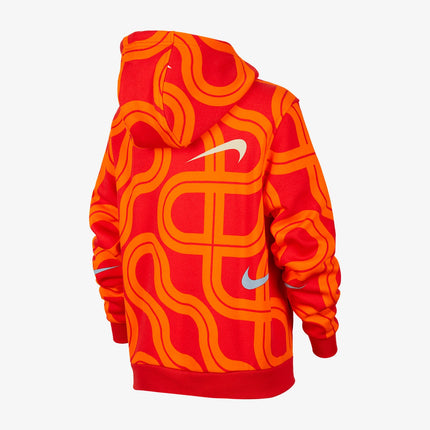 Nike Official Genuine Sportswear Club Large Kids Hooded Warm Sweatshirt HV8964-657