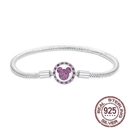NEW 100% S925 pure silver Spider Man snake bone bracelet, suitable for original DlY bracelet, women's fashionable jewelry gift