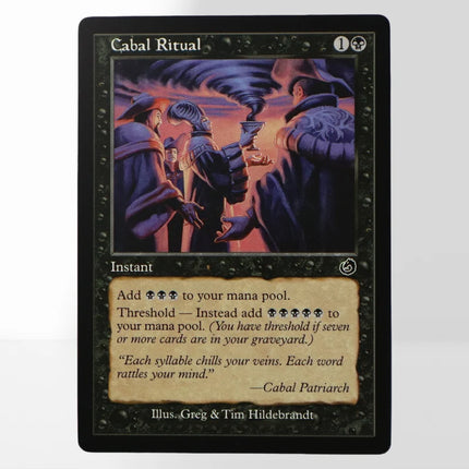 TOP Black Regular TCG Cards for Magical Proxy Cabal Ritual Cabal Therapy Imperial Seal Tainted Pact Recurring Nightmare Darkness