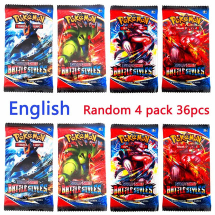 4 Pack Pokemon Cards Team up Sun Moon Thunder English Trading Card Game Evolutions Booster Collectible Kids Toys DESTINED RIVALS