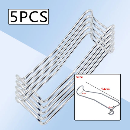 5 PCS Stainless Steel T Shape Cheek Lip Retractor for Teeth Whitening Oral Exam Orthodontic Dental Surgery Tool