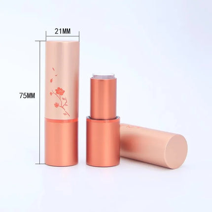 10/30/50pcs Round Aluminum Lipstick Tube Empty Lip Balm Tube 12.1mm Metal Aluminum Lipstick Shell Package Beauty Makeup Tool