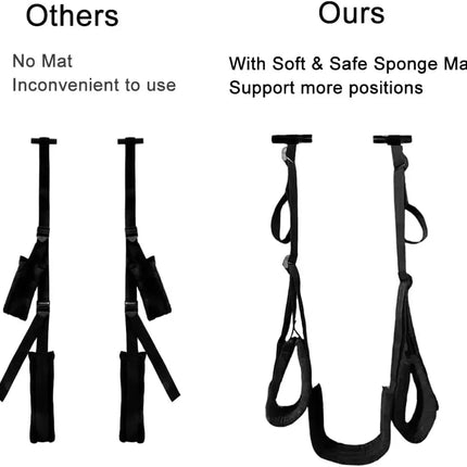 Door Sex Swing Sex Chair Couple Sex Toys Adjustable Shoulder Strap Seat Hanging Adult Swing Sexual Stimulation Adult Products