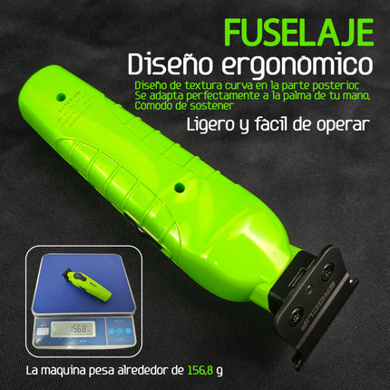 New 2026 BRDCLIP FA1T Green Professional Hair Trimmer Barber Carving Gradient Finish Machine Electric Clipper with Charger Stand