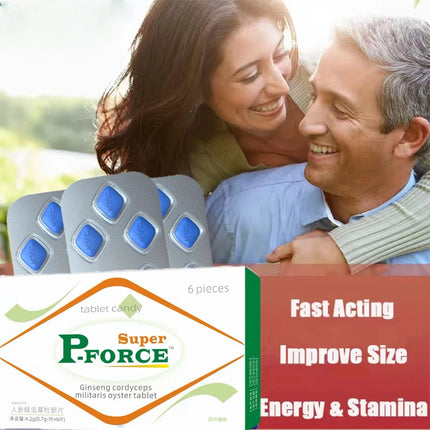Oyster & Ginseng Pills 6 Tablets 100% Pure Non-GMo Supports Reproductive Health Natural Energizer Support Energy & Stamina