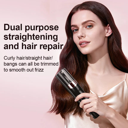 Charging split hair clipper is a rechargeable household tool hair clipper suitable for drying damaged split, broken, fragile, st