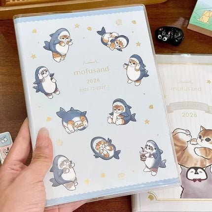 2026 Cute Cate Notebook Color Page Design Style School Specific Notebook Student Memoirs Excerpt Diary School Specific Notebook