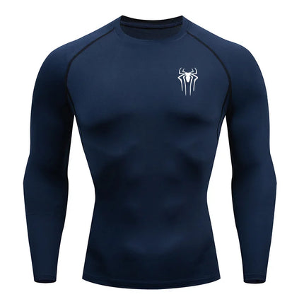 Compression Running Men T-shirt Fitness Tight Long Sleeve Top Sport Shirts Training Jogging Tees Gym Sportswear Dry Fit Rashgard