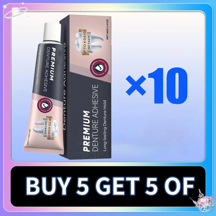 Comfortable thermoplastic denture adhesive | Wear resistant fixed denture stabilizer adhesive for dental care
