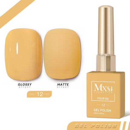 Mxsi Nails Polish 60 Colors Semi Permanent Nail Polish 15ml UV Lamp Nail Polish Hybrid Nail Art Salon Varnish Not Set