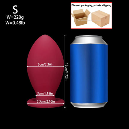NEW Dragon Egg Anal Plug Xxl Fisting Anal Plug Smooth Silicone Butt Plug Prostate Sex Toy For Women/Men 18 Dilatador Anal Beads