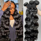 Body Wave Bundles / 28 28 30 30 / China Mainland|Remy Hair